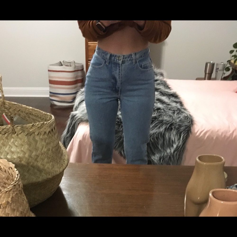 American Apparel High Waisted Mom Jean